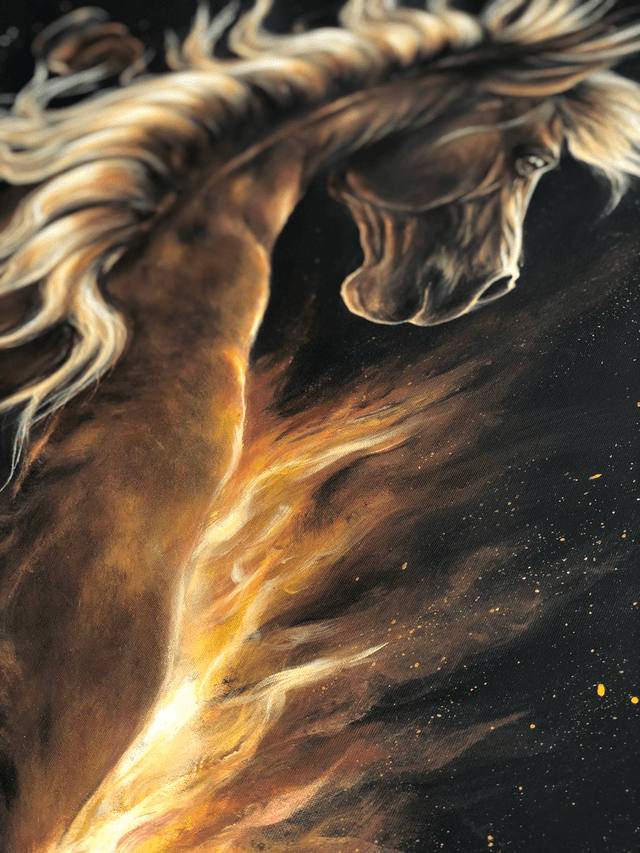 Cheval Feu "Pyros"