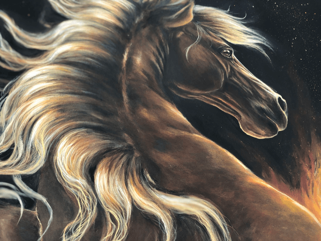 Cheval Feu "Pyros"
