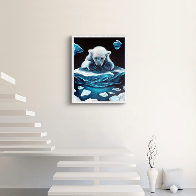Ourson polaire "silence de glace"