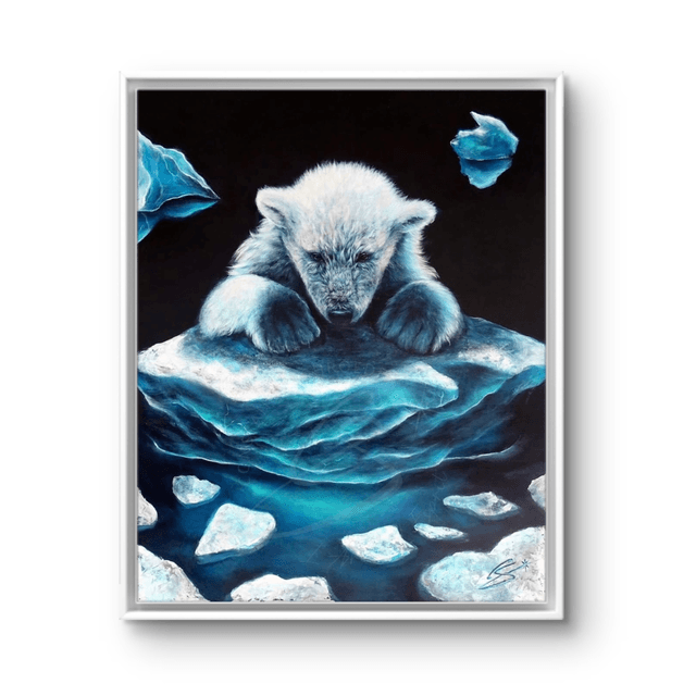 Ourson polaire "silence de glace"