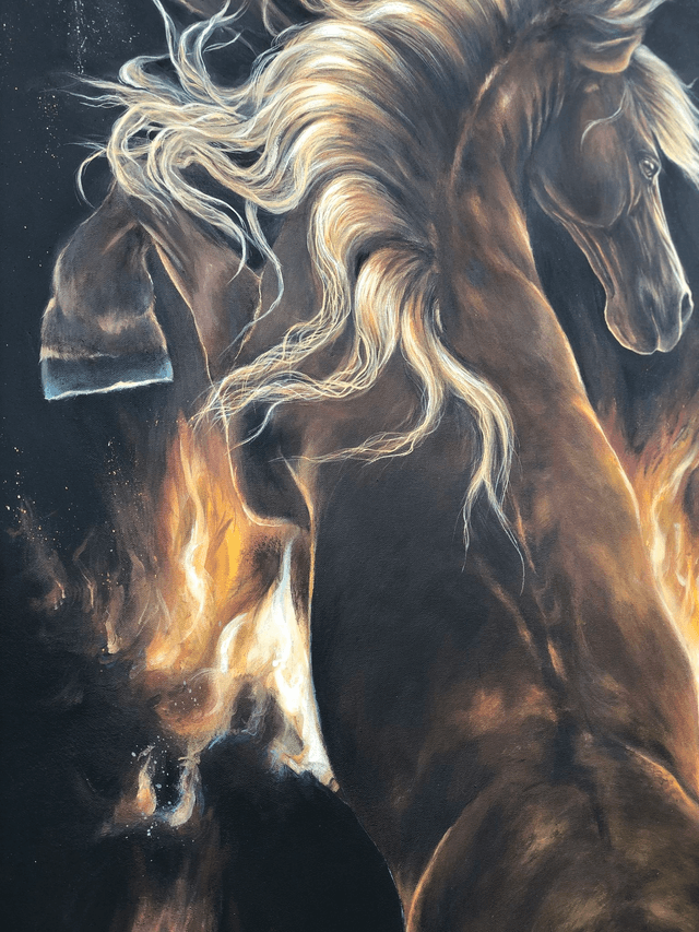 Cheval Feu "Pyros"