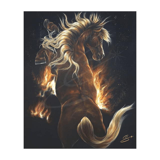 Cheval Feu &quot;Pyros&quot;